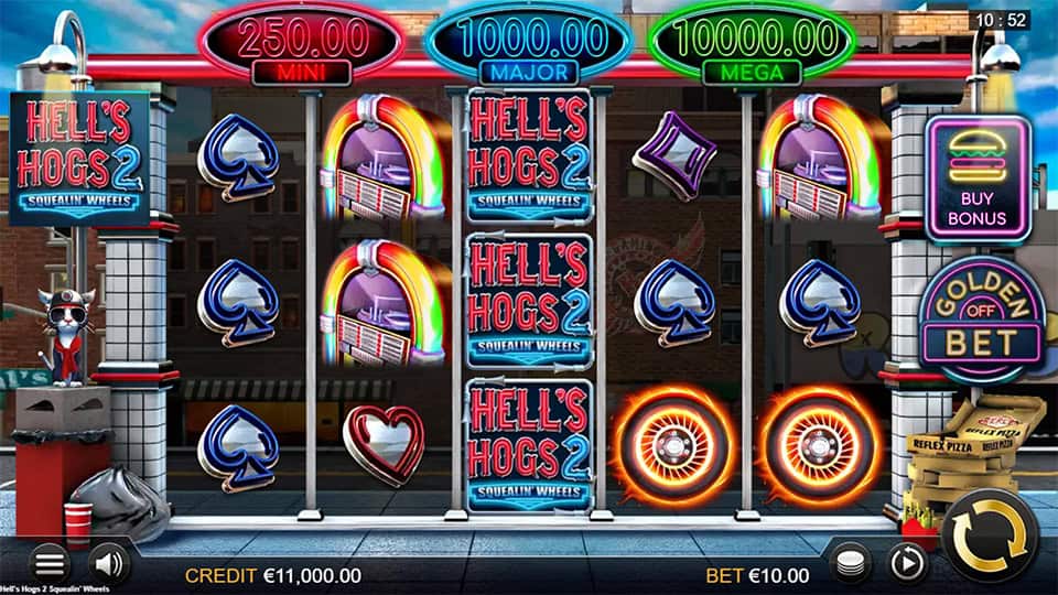 Hells Hogs 2 Squealin Wheels slot