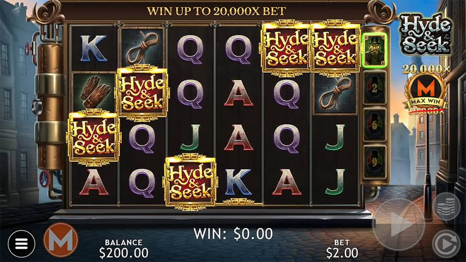 Hyde and Seek slot free spins