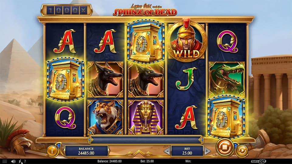 Legion Gold and the Sphinx of Dead slot free spins