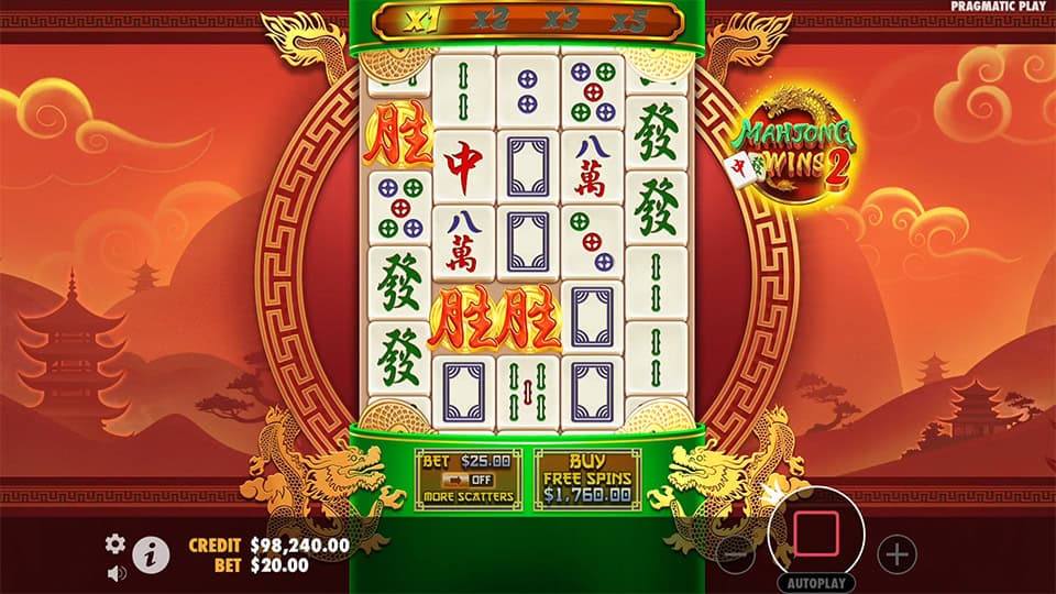 Mahjong Wins 2 slot free spins