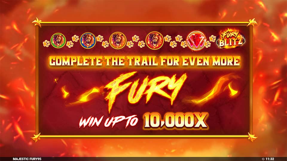 Majestic Fury Megaways slot features