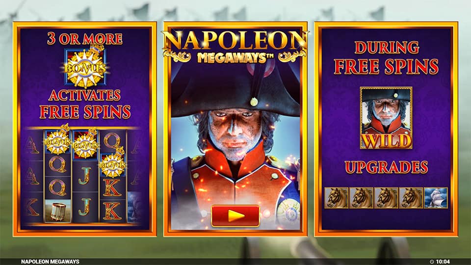 Napoleon Megaways slot features