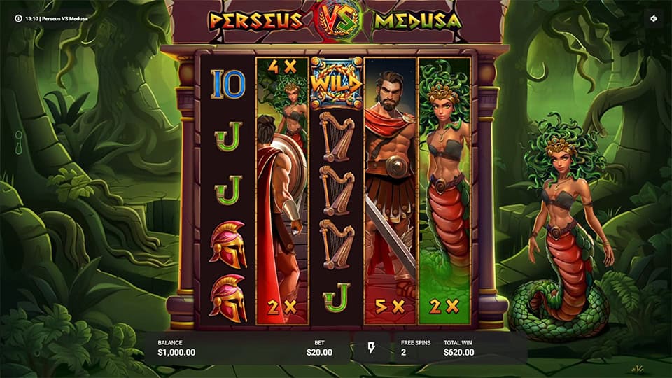 Perseus VS Medusa slot feature VS symbol