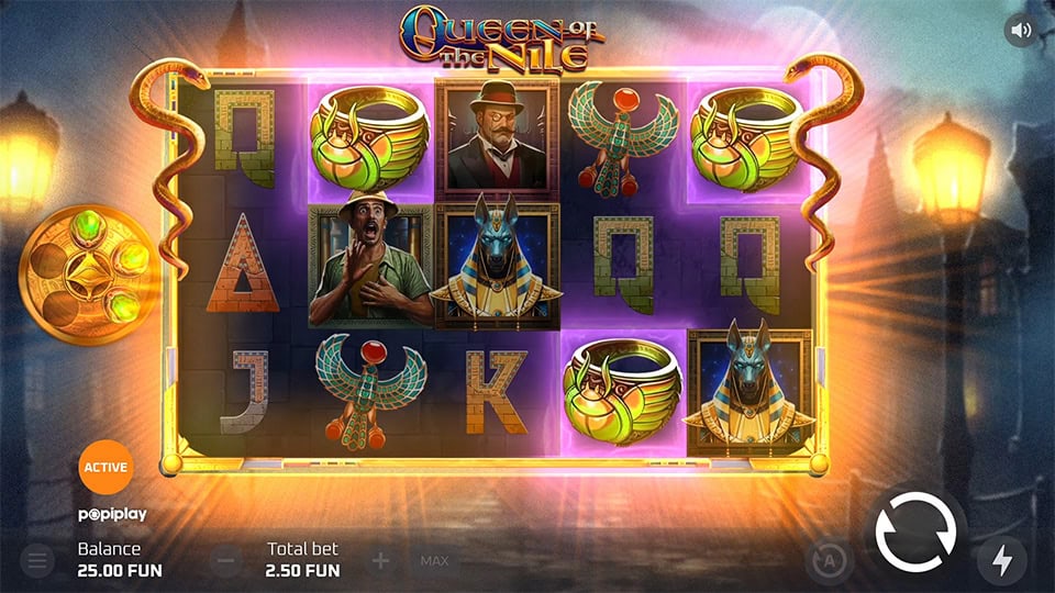 Queen of the Nile slot free spins