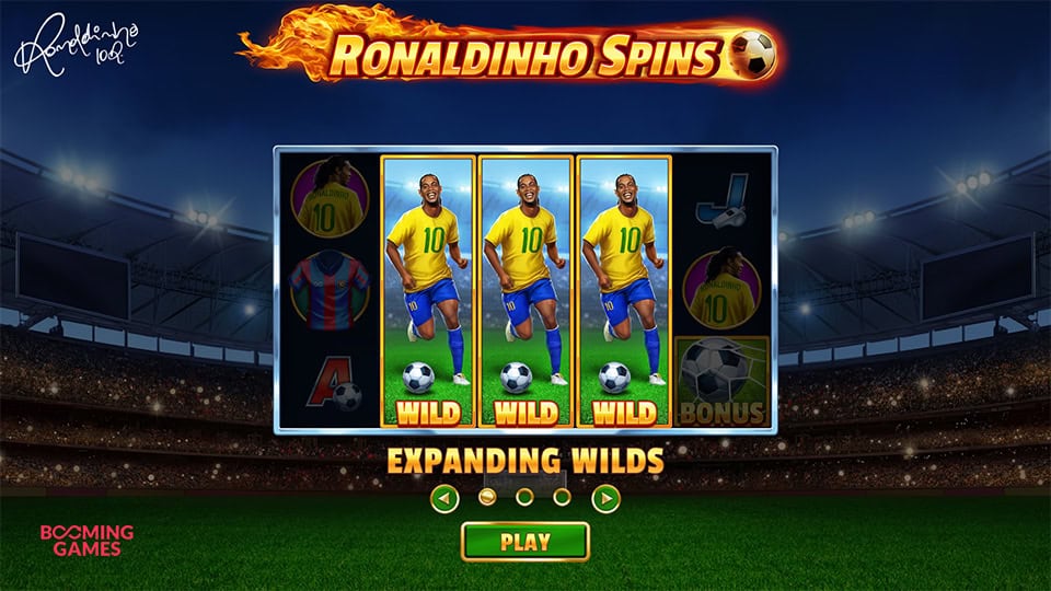 Ronaldinho Spins slot features