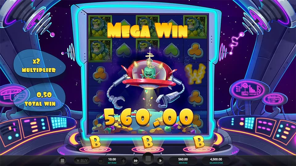 Space Attacks Dream Drop slot big win