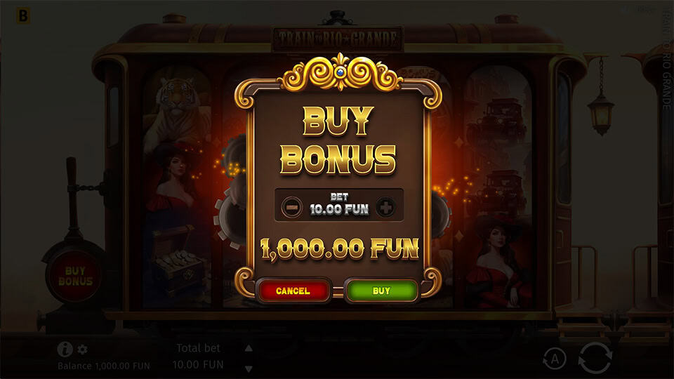 Train to Rio Grande slot bonus buy