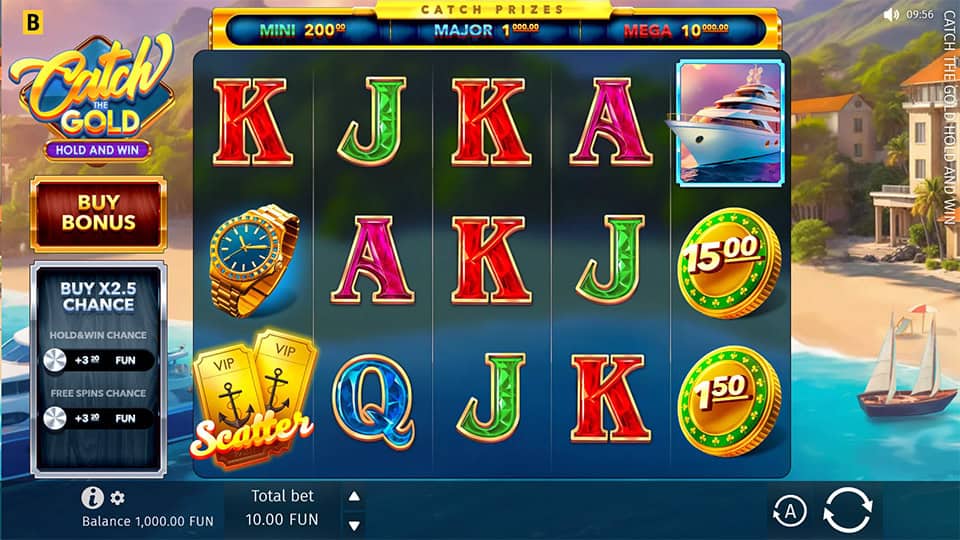 Catch the Gold Hold and Win slot