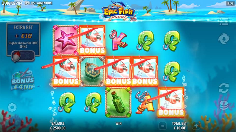 Epic Fish Adventure slot free spins