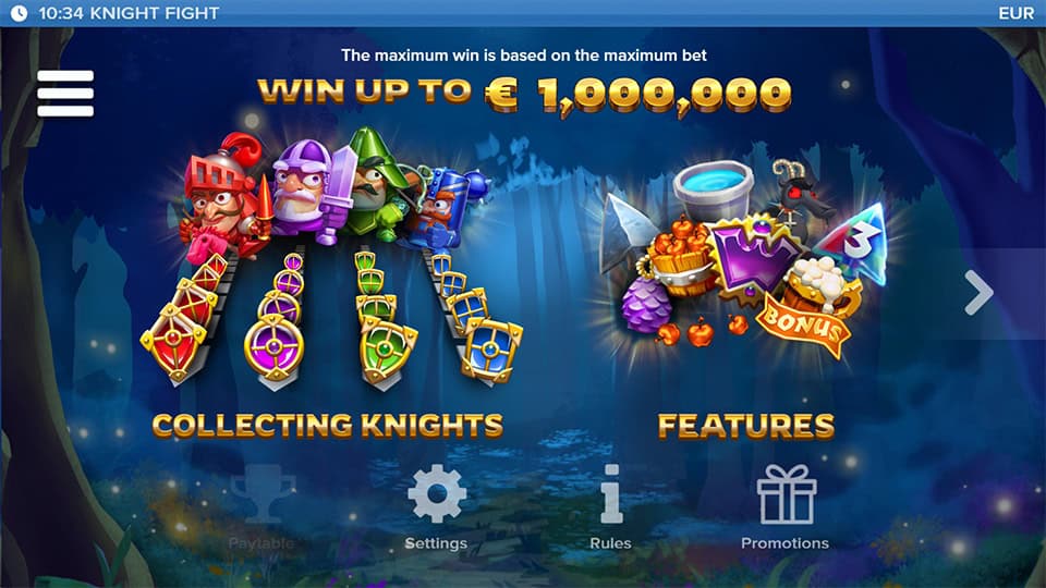 Knight Fight slot features