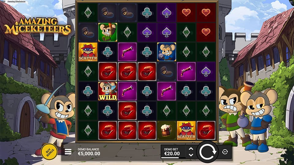 Amazing Miceketeers slot