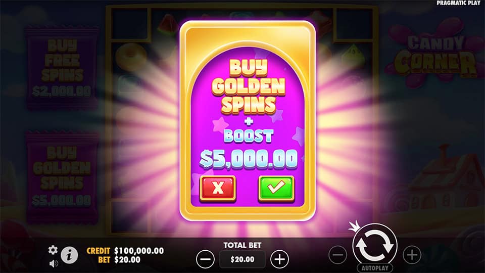 Candy Corner slot bonus buy