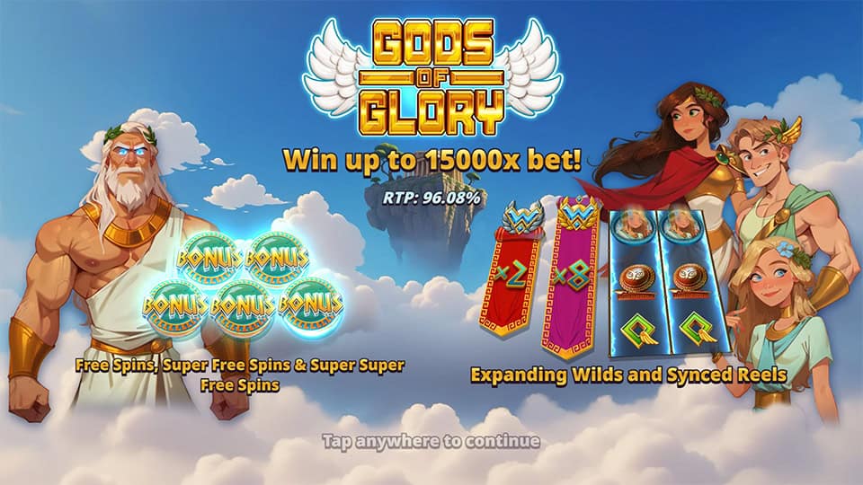 Gods of Glory slot features