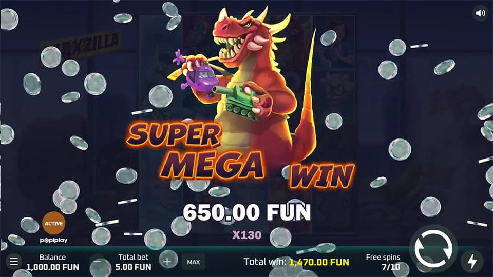 Maxzilla slot big win