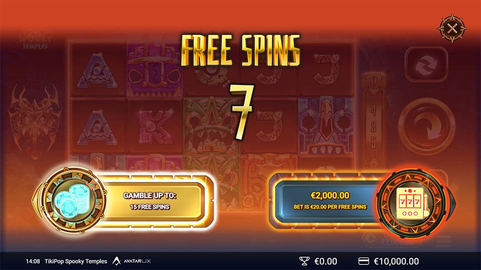 TikiPop Spooky Temples slot bonus buy