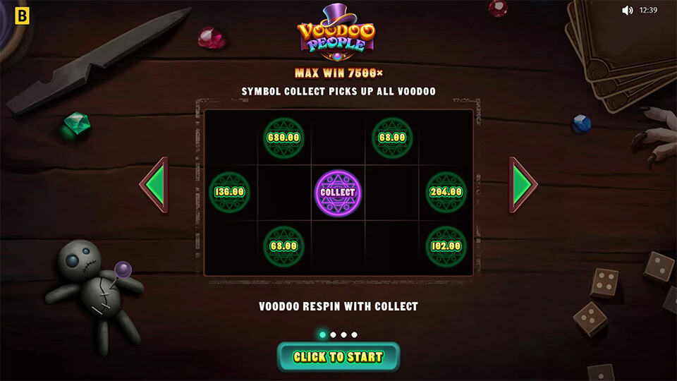 Voodoo People slot features