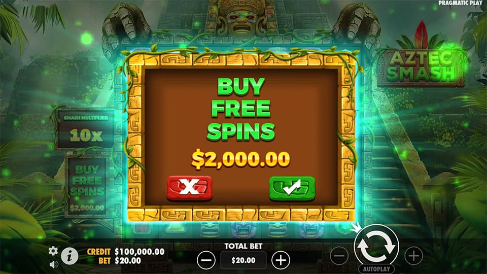 Aztec Smash slot bonus buy