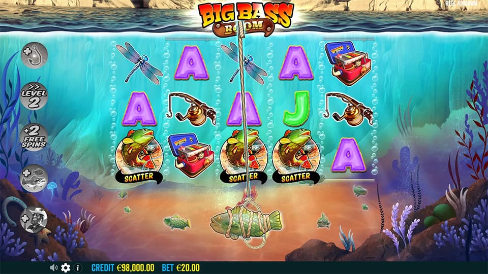 Big Bass BOOM slot feature pick a fish