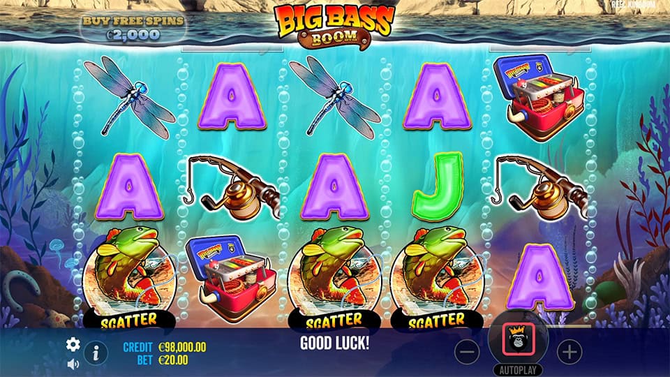 Big Bass BOOM slot free spins