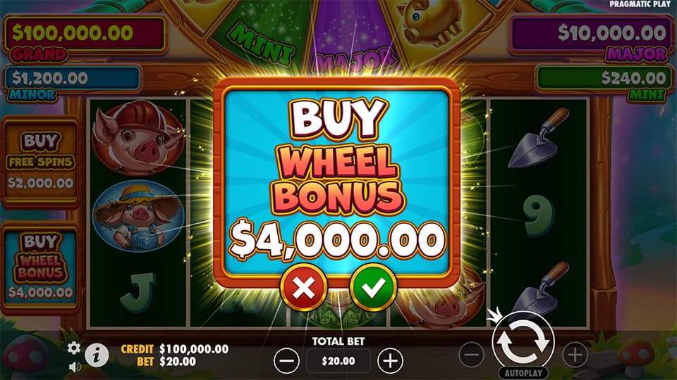 Brick House Bonanza slot bonus buy