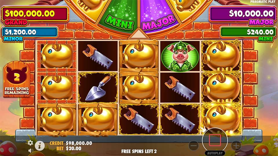 Brick House Bonanza slot feature wild symbol