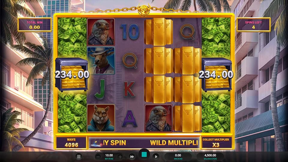 Buffalo Blow slot feature cash collect symbol