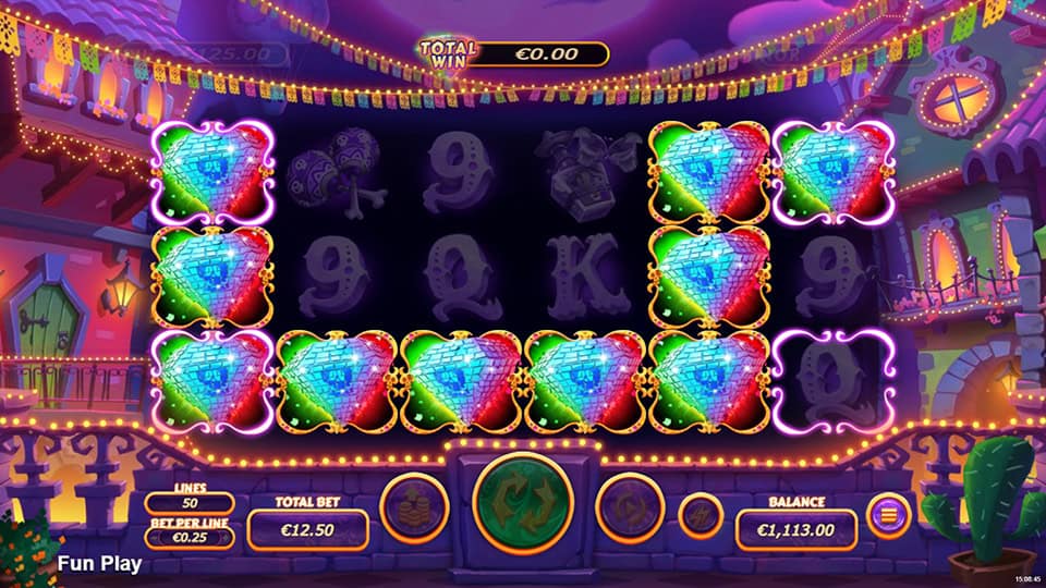 Diamond Fiesta slot feature respin bonus