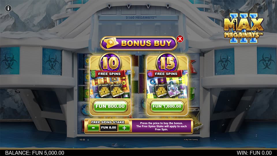 Max Megaways 3 slot bonus buy