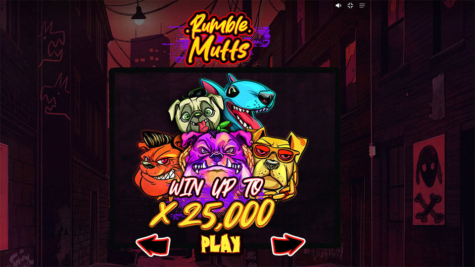 Rumble Mutts slot features