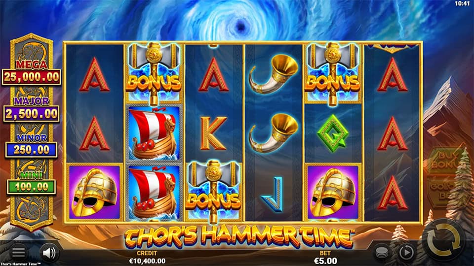 Thors Hammer Time slot free spins