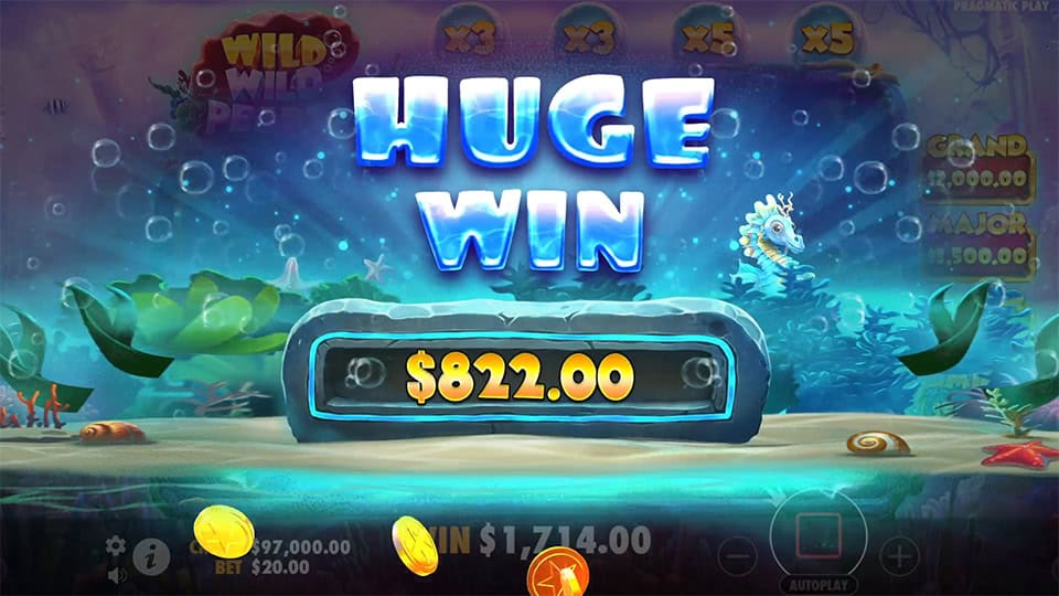 Wild Wild Pearls slot big win