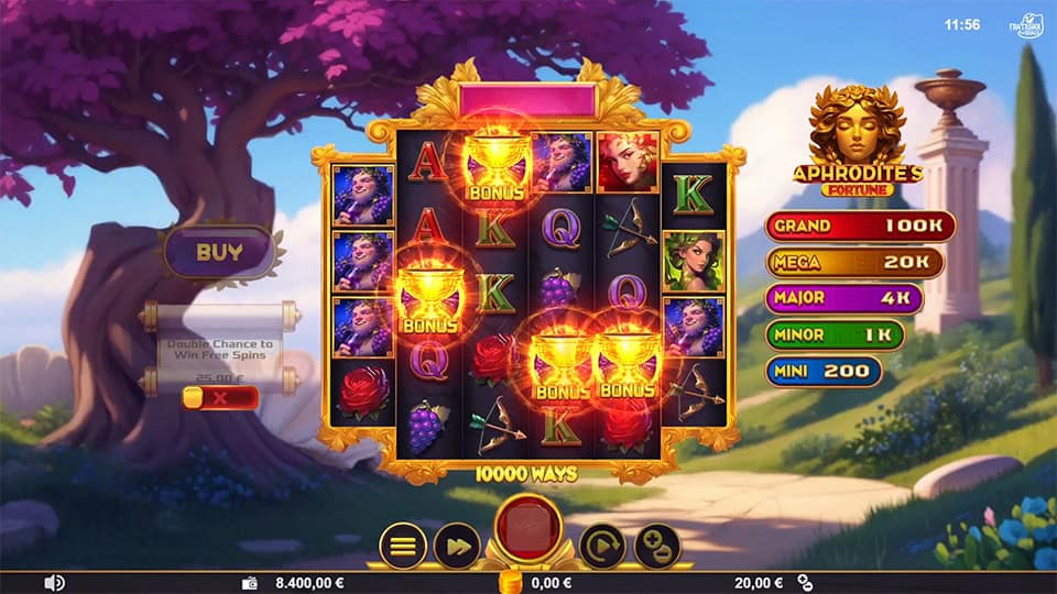 Aphrodites Fortune slot free spins