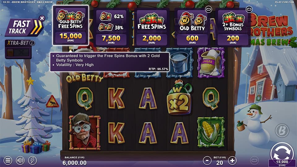 Brew Brothers Xmas Brew slot bonus buy