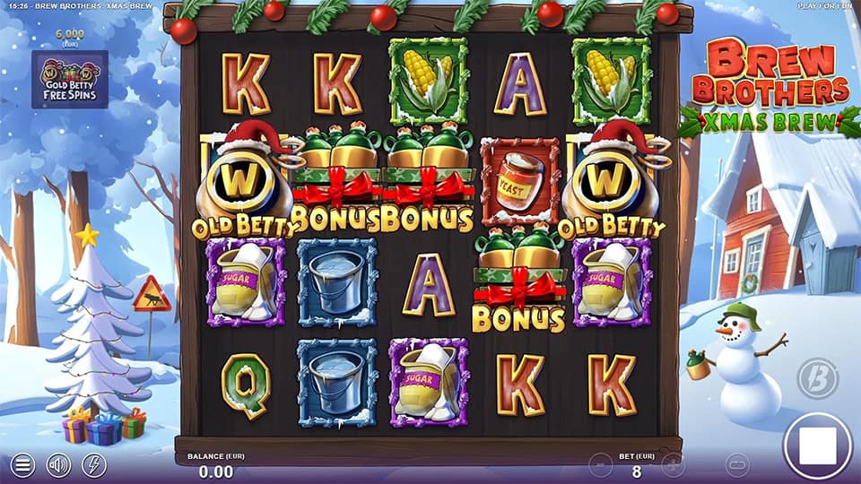 Brew Brothers Xmas Brew slot free spins