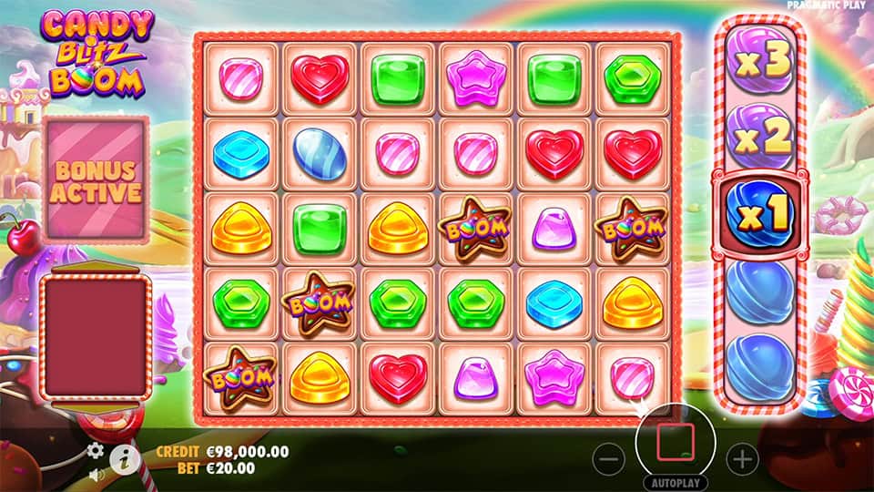 Candy Blitz BOOM slot free spins