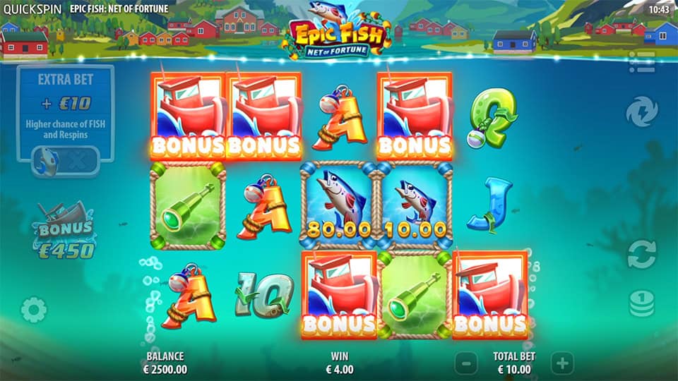 Epic Fish Net of Fortune slot free spins