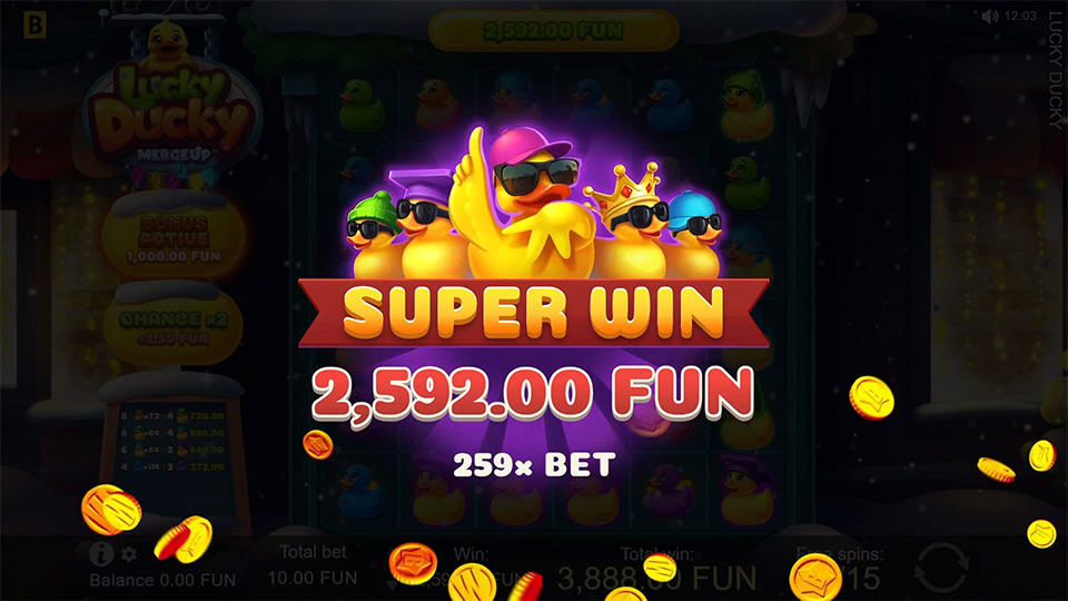 Lucky Ducky X Mas Edition slot big win