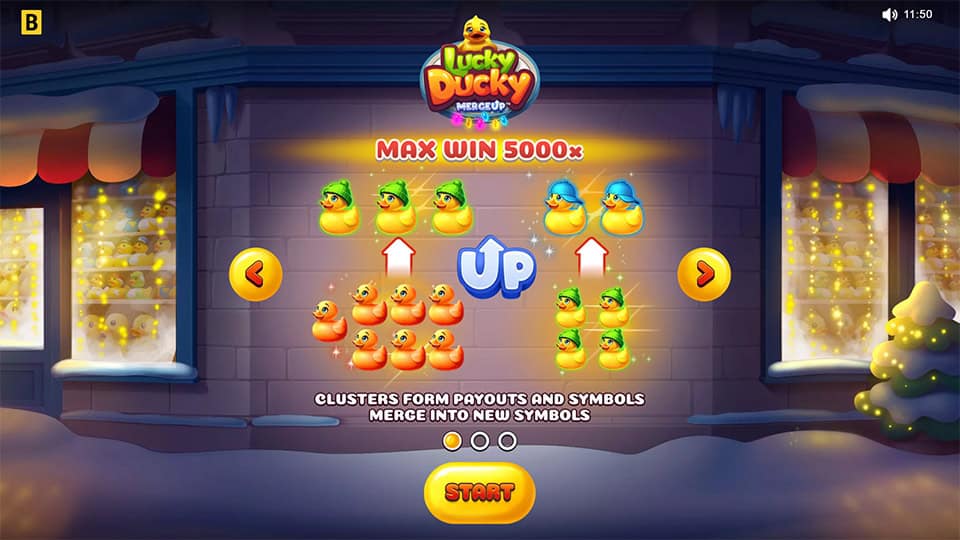 Lucky Ducky X Mas Edition slot features