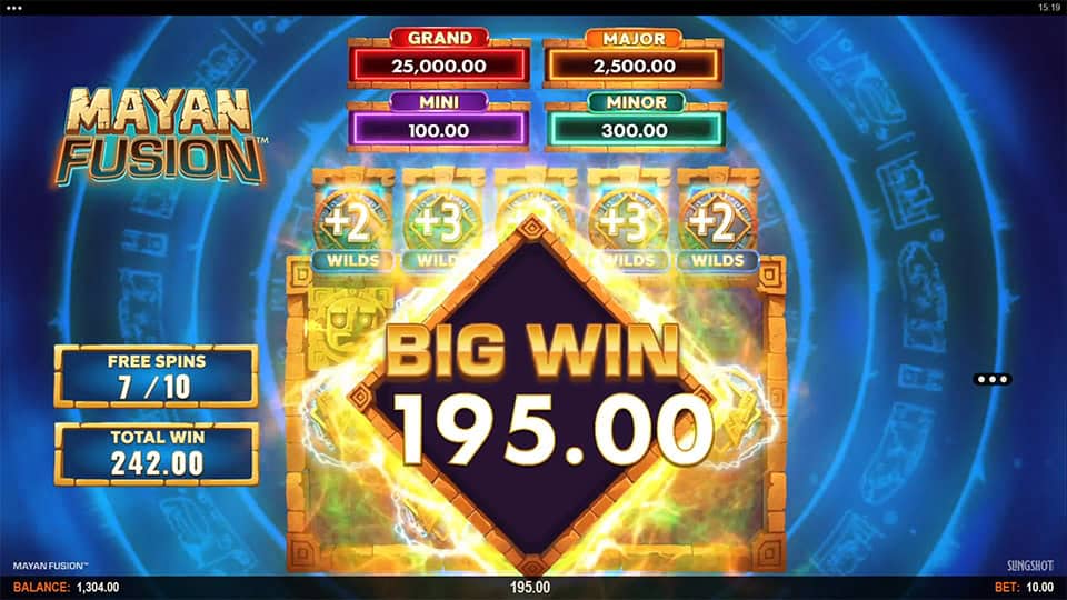 Mayan Fusion slot big win