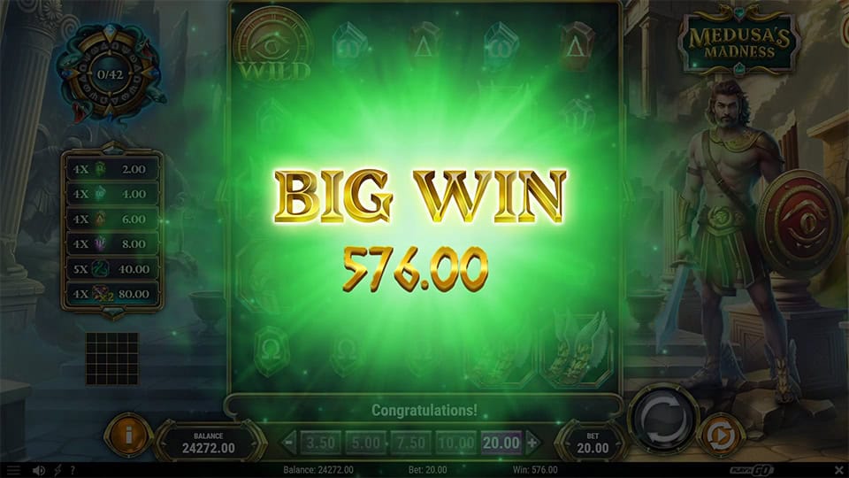 Medusas Madness slot big win