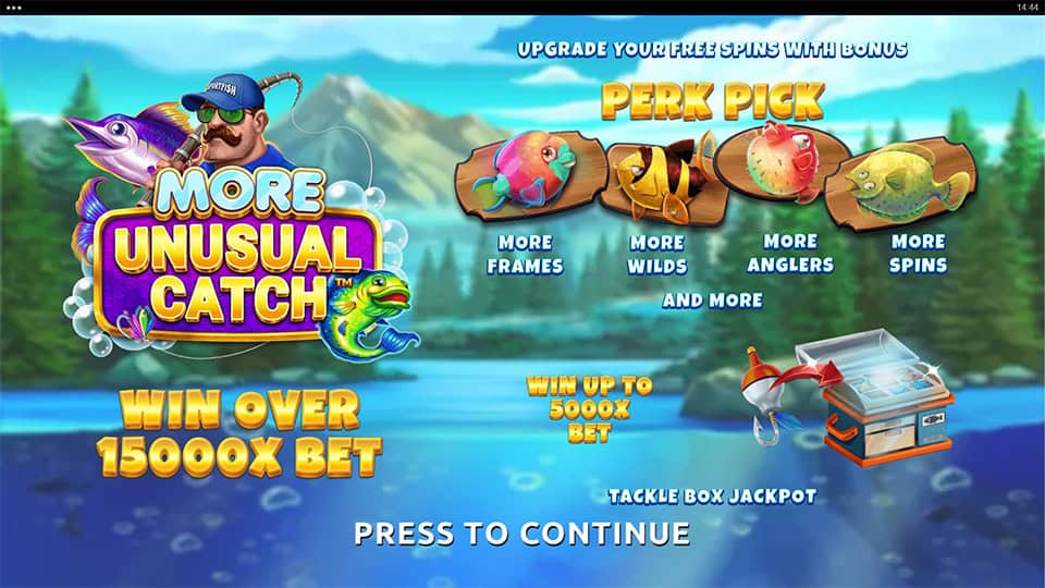 More Unusual Catch slot features