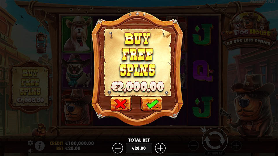 The Dog House No Dog Left Behind slot bonus buy