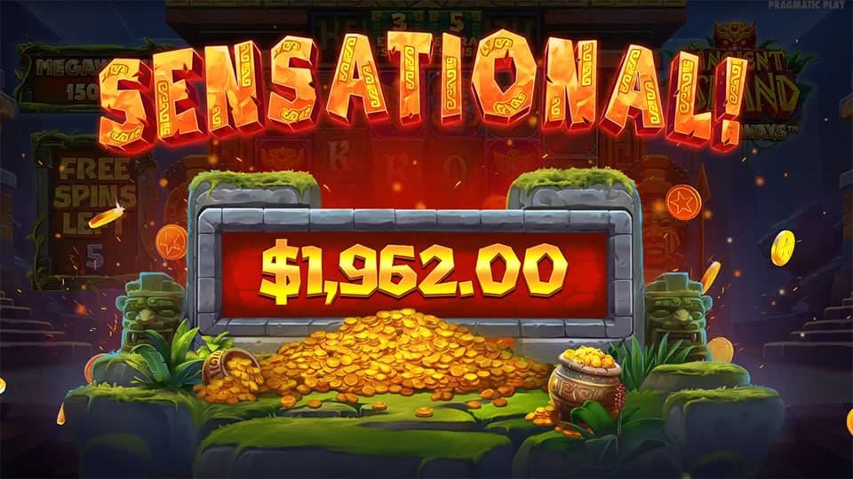 Ancient Island Megaways slot big win