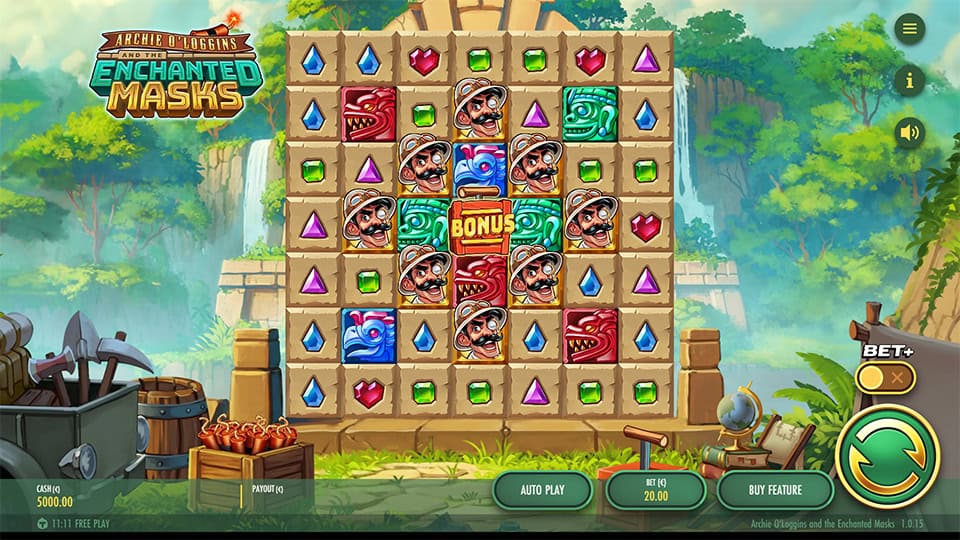 Archie OLoggins and the Enchanted Masks slot