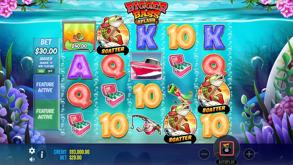 Bigger Bass Splash slot free spins