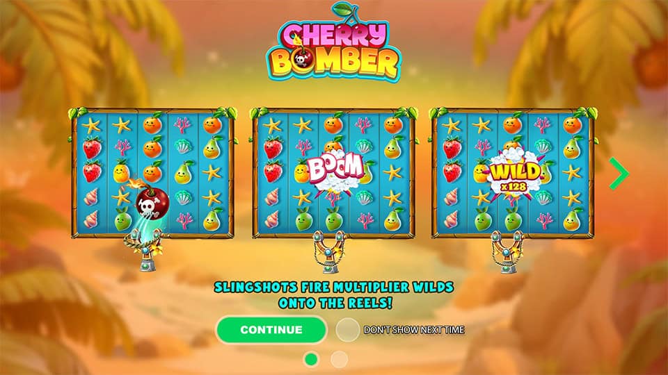 Cherry Bomber slot features