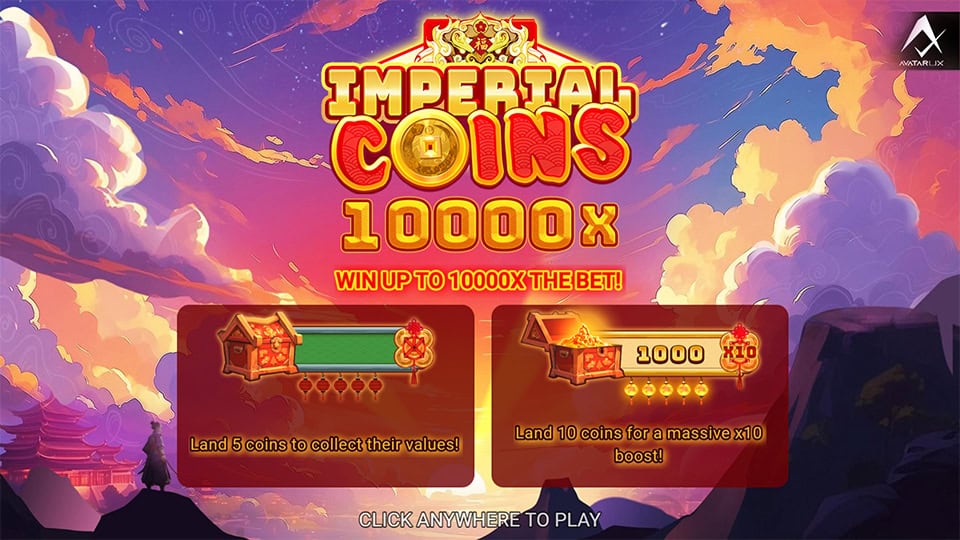 Imperial Coins slot features