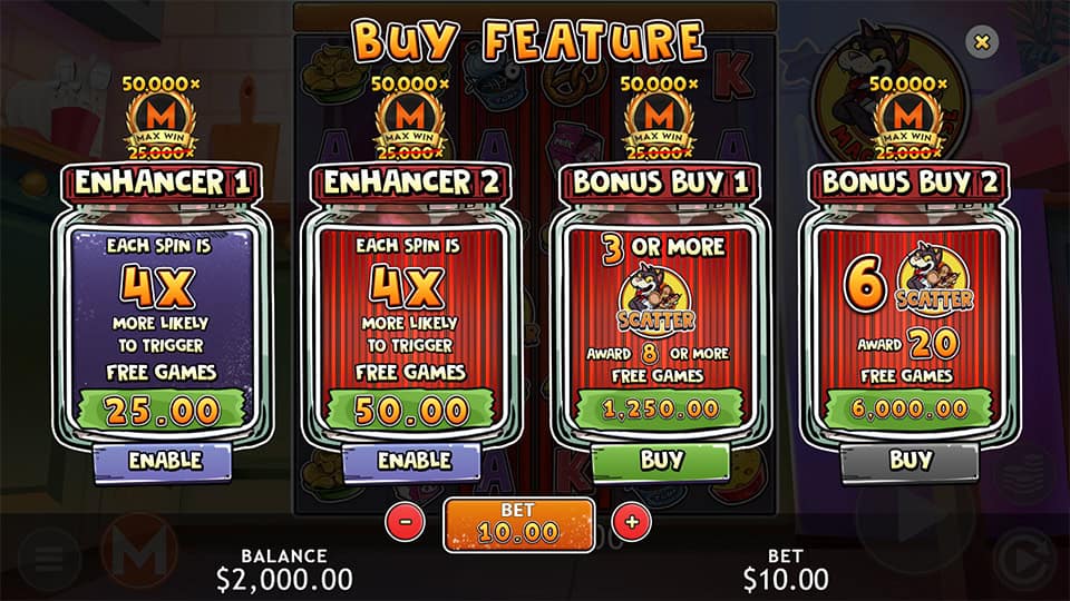 Mac and Cheese slot bonus buy