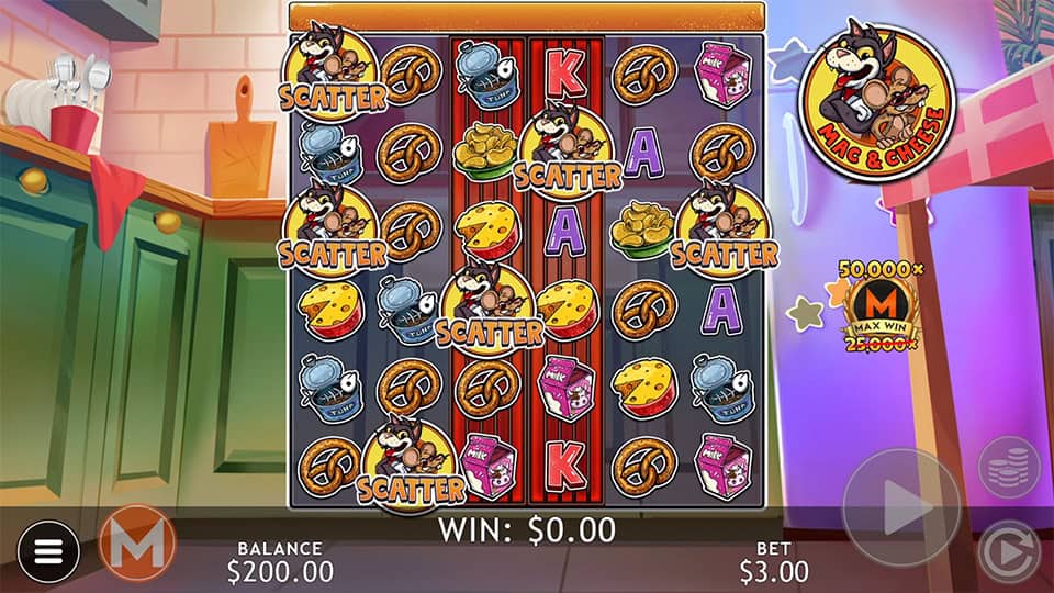 Mac and Cheese slot free spins