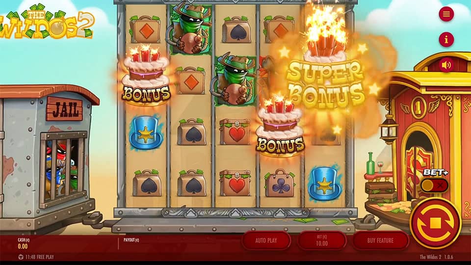 The Wildos 2 slot free spins